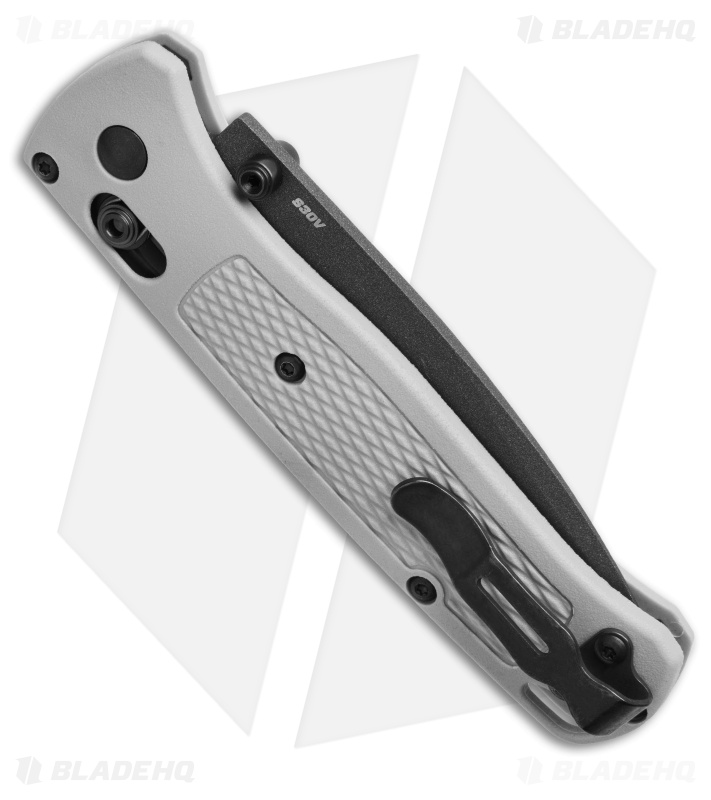 Benchmade Bugout AXIS Lock Knife Storm Gray Grivory (3.24" Black) 535BK-08