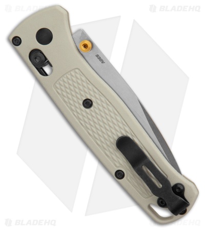 Benchmade Bugout AXIS Lock Knife Tan Grivory (3.23" Stonewash) 535-12