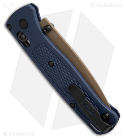 Benchmade Bugout AXIS Lock Knife Crater Blue (3.24" FDE) 535FE-05