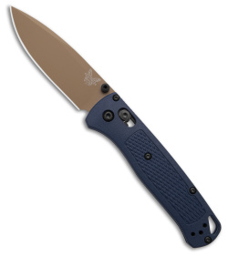 Benchmade Bugout AXIS Lock Knife Crater Blue (3.24&quot; FDE) 535FE-05 | 191172
