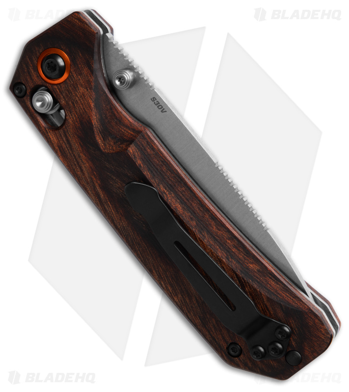 Benchmade Grizzly Creek AXIS Lock Hunting Knife (3.5" Stonewash) 15062