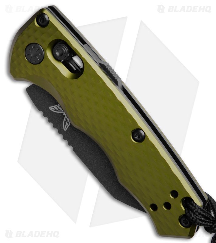 Benchmade Auto Immunity AXIS Lock Knife Woodland Green (2.5" Black) 2900BK-2