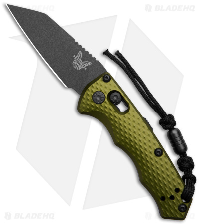 Benchmade Auto Immunity AXIS Lock Knife Woodland Green (2.5" Black) 2900BK-2