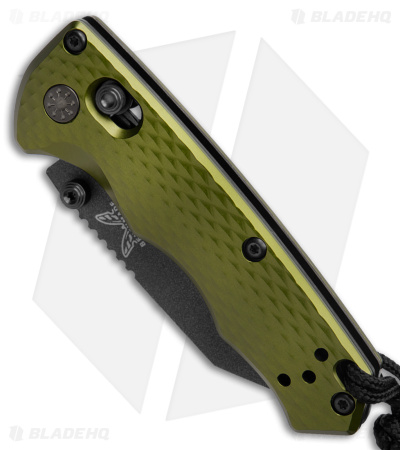 Benchmade Full Immunity AXIS Lock Knife Woodland Green (2.5" Black) 290BK-2