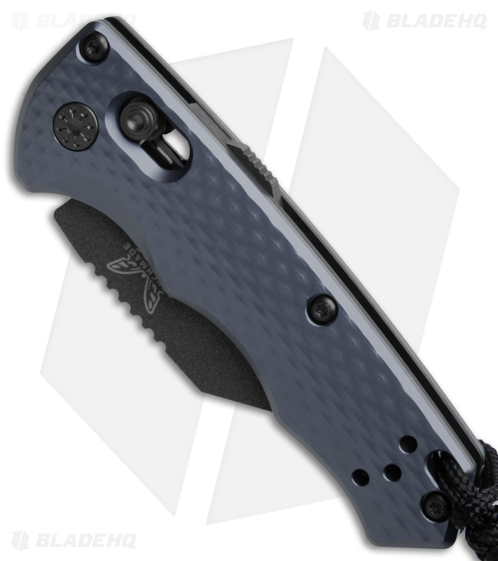 Benchmade Partial Auto Immunity AXIS Lock Knife Crater Blue (1.9" Black) 2950BK