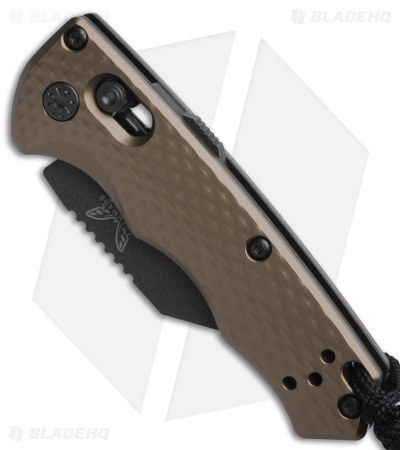 Benchmade Partial Auto Immunity AXIS Lock Knife FDE (1.9" Black) 2950BK-1