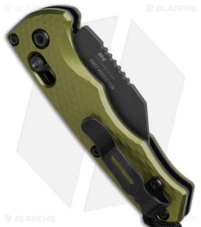 Benchmade Partial Auto Immunity Knife Woodland Green (1.9" Black) 2950BK-2