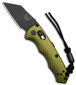 Benchmade Partial Auto Immunity Knife Woodland Green (1.9" Black) 2950BK-2