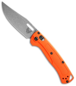 Benchmade Mini Taggedout AXIS Lock Knife Orange Grivory (3&quot; Stonewash) 15533 | 211685