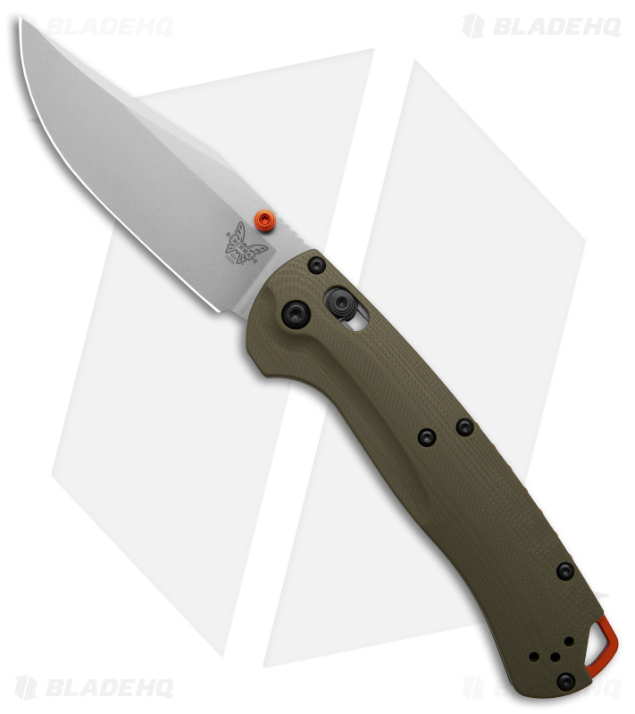 Benchmade Taggedout AXIS Lock Knife OD Green G-10 (3.5" Satin) 15536