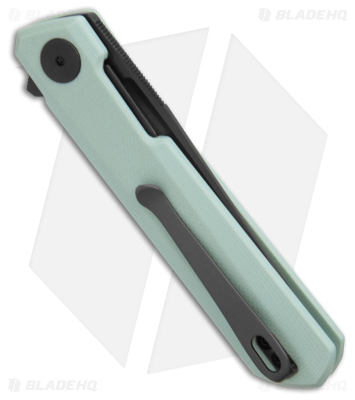 Bestechman Mini Dundee Liner Lock Knife Ice Cream Blue G-10 (2.9" Black)