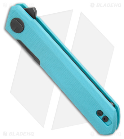 Bestechman Mini Dundee Liner Lock Knife Light Blue G-10 (2.9" Black)