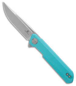 Bestech Bestechman Mini Dundee Knife Tiffany Blue G-10 (2.9" Satin) 