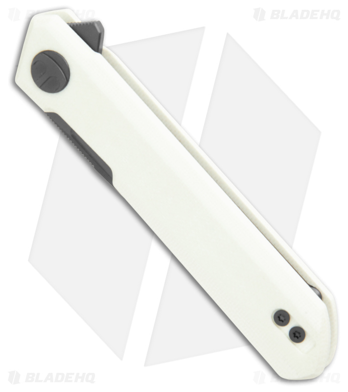Bestechman Mini Dundee Liner Lock Knife White G-10 (2.9" Black)