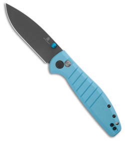 Bestechman Goodboy Button Lock Blue G-10 (3.54" Gray)