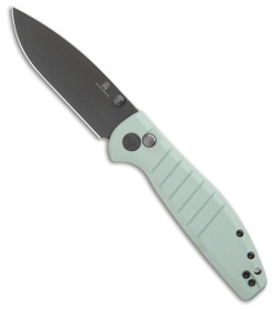 Bestech Knives Bestechman Goodboy Button Lock Ice Cream Blue G-10 (3.54" Gray)