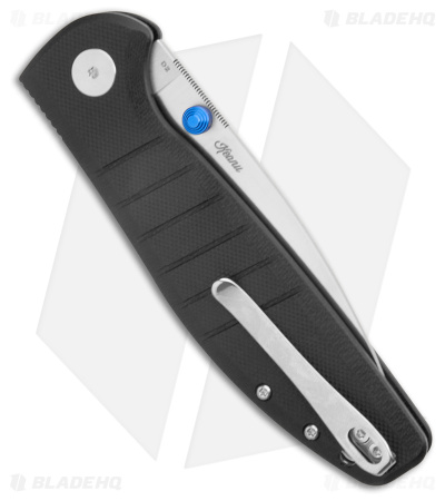 Bestechman Goodboy Button Lock Knife Black G-10 (3.54" Satin)