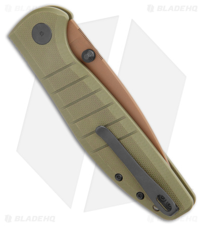 Bestechman Goodboy Button Lock Knife Desert Warrior (3.5" Copper)