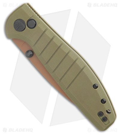 Bestechman Goodboy Button Lock Knife Desert Warrior (3.5" Copper)
