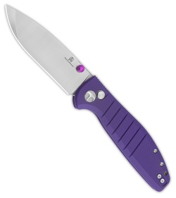 Bestechman Goodboy Button Lock Purple G-10 (3.54" Satin)