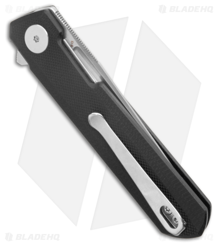 Bestechman Mini Dundee Liner Lock Knife Black G-10 (2.9" Satin)