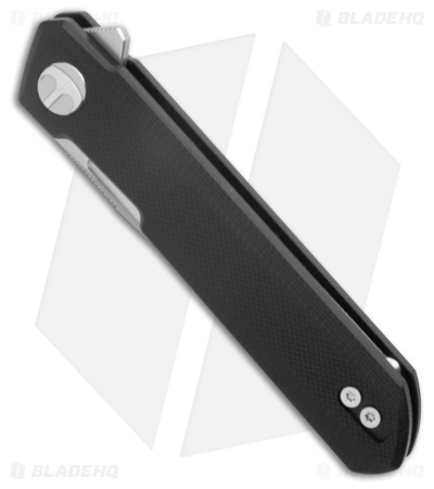 Bestechman Mini Dundee Liner Lock Knife Black G-10 (2.9" Satin)