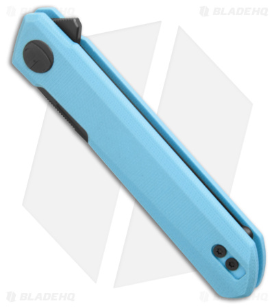 Bestechman Mini Dundee Liner Lock Knife Blue G-10 (2.9" Black)