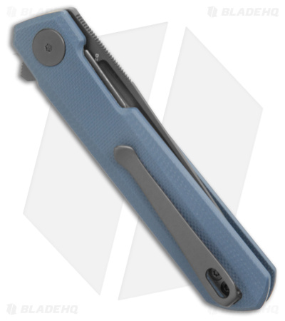 Bestechman Mini Dundee Liner Lock Knife Gray G-10 (2.9" Black)