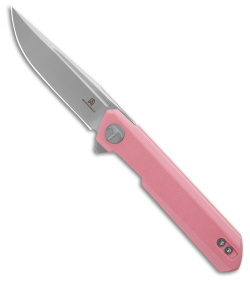 Bestech Bestechman Mini Dundee Knife Pink G-10 (2.9" Satin) 