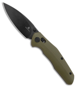 Bestech Knives Bestechman Ronan Bar Lock Knife OD Green G-10 (3.25" BSW) 