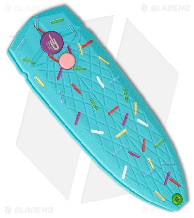 Bestech Knives Cricket/QUQU Button Lock Dessert Warrior® Remix (2.2" Pink)