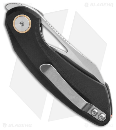 Bestech Knives Hel Bihai Liner Lock Knife Black G-10 + Red (2.1" Satin/SW)
