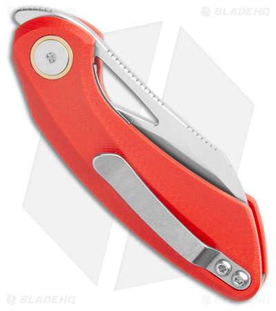Bestech Knives Hel Bihai Liner Lock Knife Red G-10 + Black (2.1" Satin/Gray)