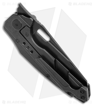 Bestech Knives Nyxie Frame Lock Knife Black Titanium/CF (3.4" Black SW) BT2209D