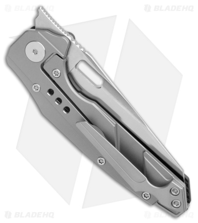 Bestech Knives Nyxie Frame Lock Knife Gray Titanium/CF (3.4" Satin) BT2209C