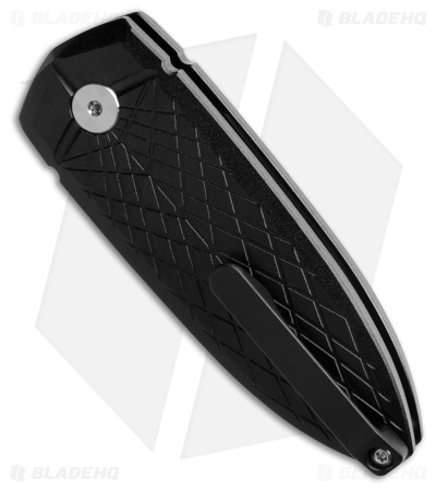 Bestech Knives Cricket/QUQU Button Lock Black Aluminum (2.2" Satin 14C28N)