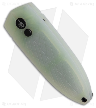 Bestech Knives Cricket/QUQU Button Lock Jade G-10 (2.2" Black 14C28N)