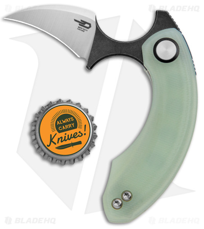 Bestech Knives STRELIT Liner Lock Knife Jade G-10 (2.19" Two Tone) BG52B-2