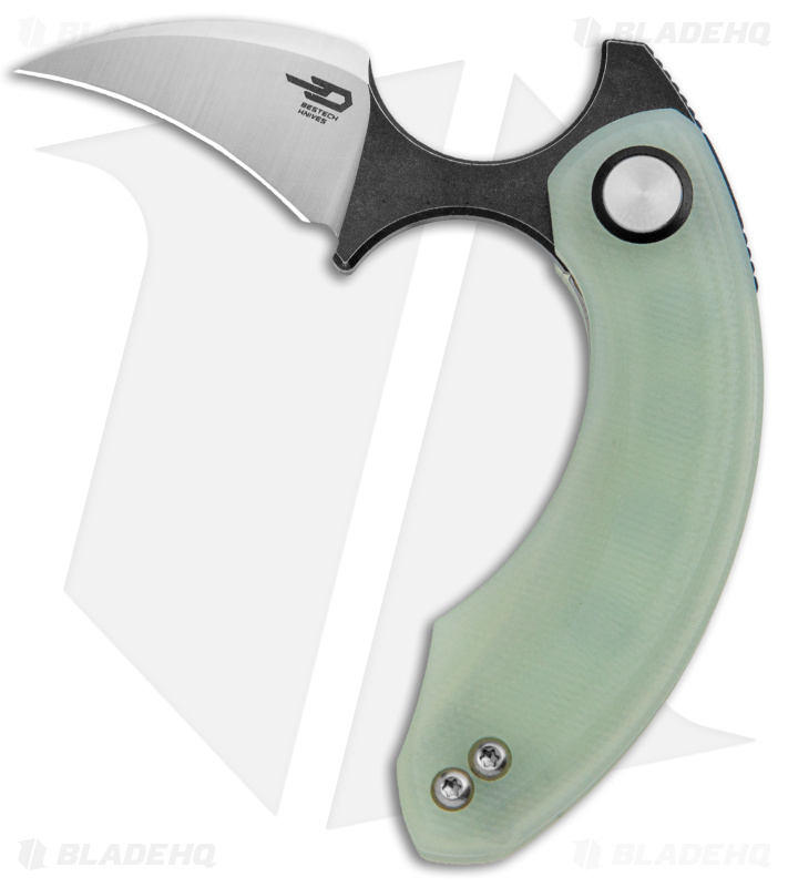 Bestech Knives STRELIT Jade G-10 Hawkbill Satin 14C28N