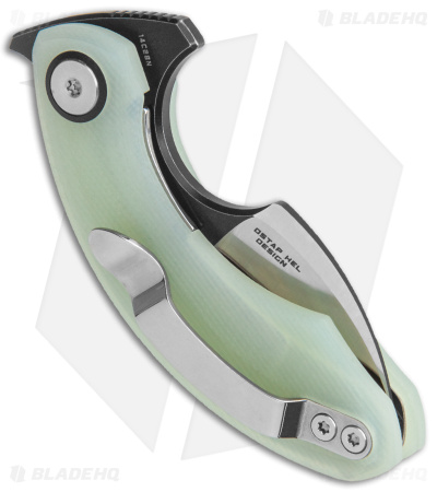 Bestech Knives STRELIT Liner Lock Knife Jade G-10 (2.19" Two Tone) BG52B-2