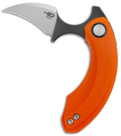 Bestech Knives STRELIT Liner Lock Knife Orange G-10 (2.19" Two Tone) BG52C-2