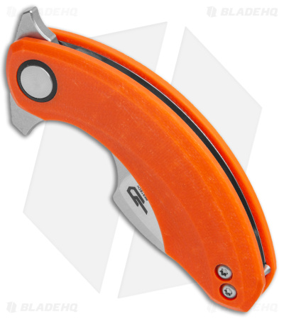 Bestech Knives STRELIT Liner Lock Knife Orange G-10 (2.19" Stonewash) BG52C-1