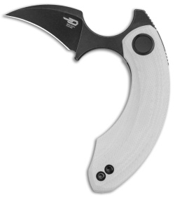 Bestech Knives STRELIT Liner Lock Knife White G-10 (2.19" Black SW) BG52D