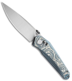 Bestech Kombou Mothus Bar Lock Knife Blue Titanium (3.5" Satin) BT2206A