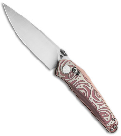 Bestech Kombou Mothus Bar Lock Knife Purple Titanium (3.5" Satin) BT2206D