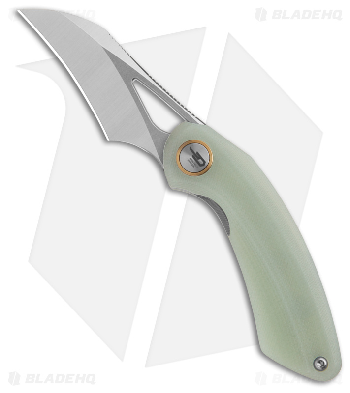 Bestech Knives Bihai Knife Jade G-10 Satin/Gray - Blade HQ