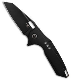 Bestech Knives Nyxie 3 Frame Lock Knife Black Titanium (2.99" Black)