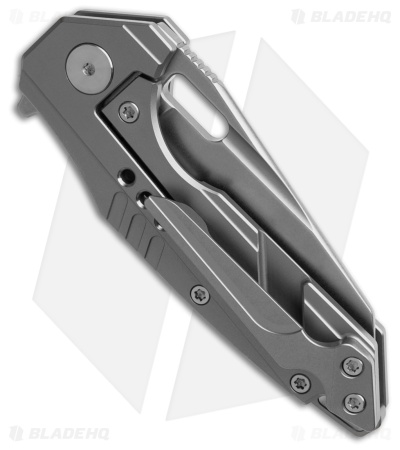 Bestech Knives Nyxie 3 Frame Lock Knife Gray Titanium (2.99" Bead Blast)