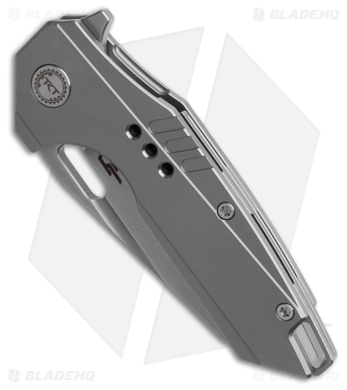 Bestech Knives Nyxie 3 Frame Lock Knife Gray Titanium (2.99" Bead Blast)