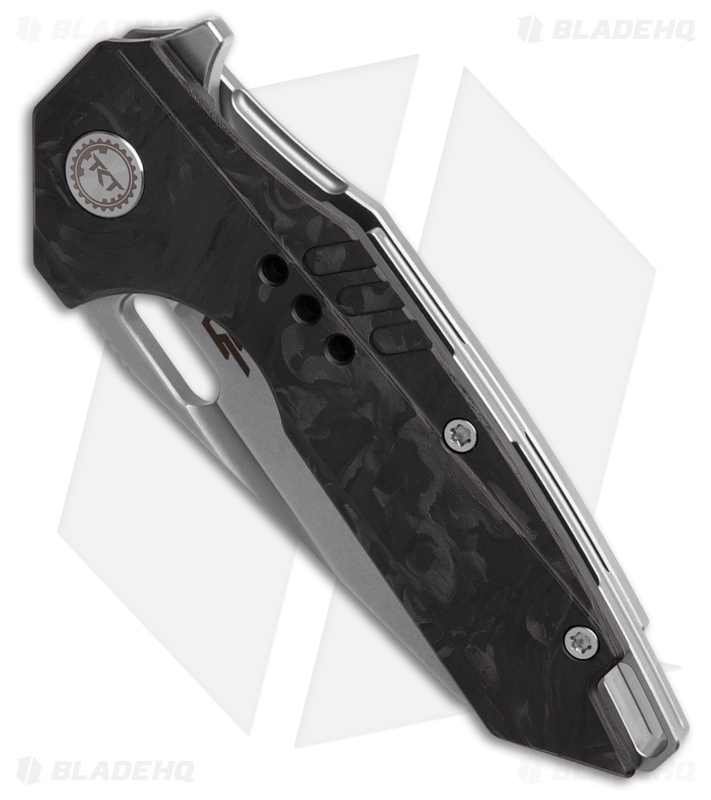 Bestech Knives Nyxie 3 Frame Lock Knife CF/Titanium (2.99" Bead Blast)